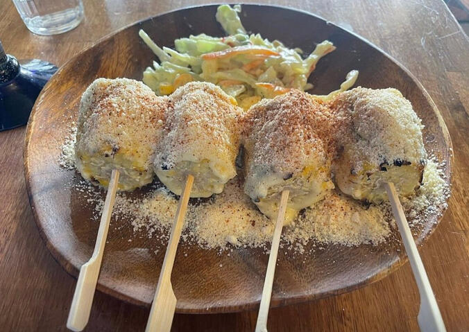 Mexican grilled corn